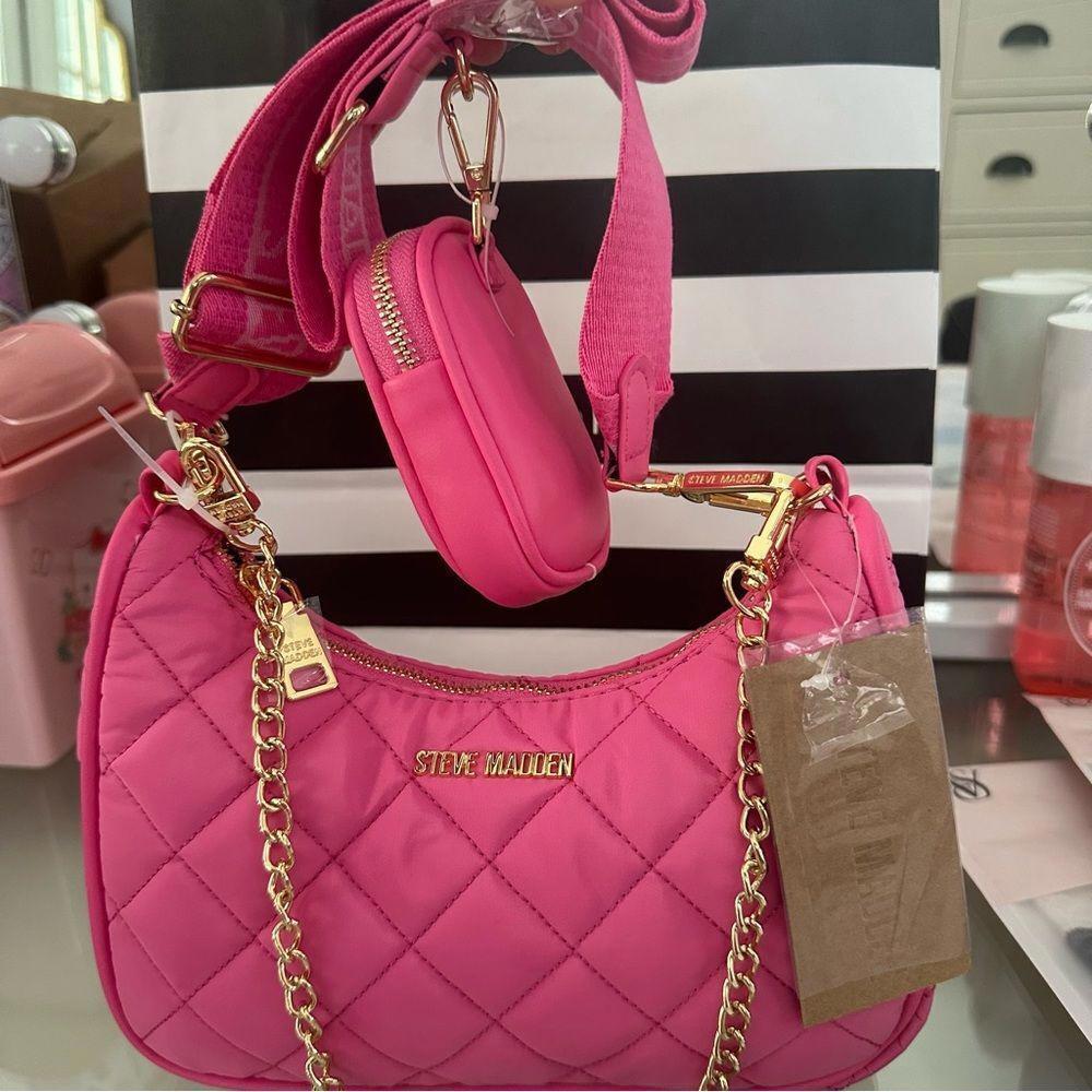 Viral Tik Tok Steve Madden Btamela Quilt w/Chain Purse - Picture 3 of 3
